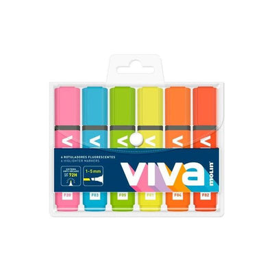 Highlighters Neon X6Pcs