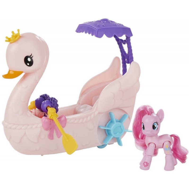 My Little Pony Pinkie Pie Row & Ride Swan Boat