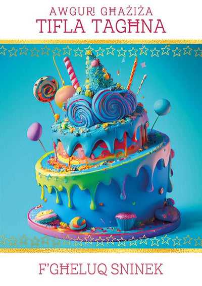 Awguri Għażiża Tifla Tagħna F'Għeluq Sninek