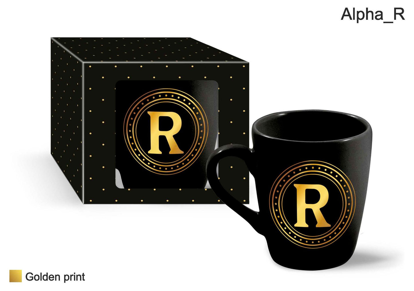 Mug Letter R
