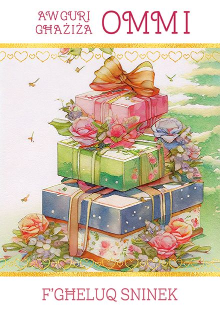 Awguri Għażiża Ommi F'Għeluq Sninek