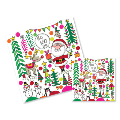 Christmas Jigsaw Card - Ho Ho Ho