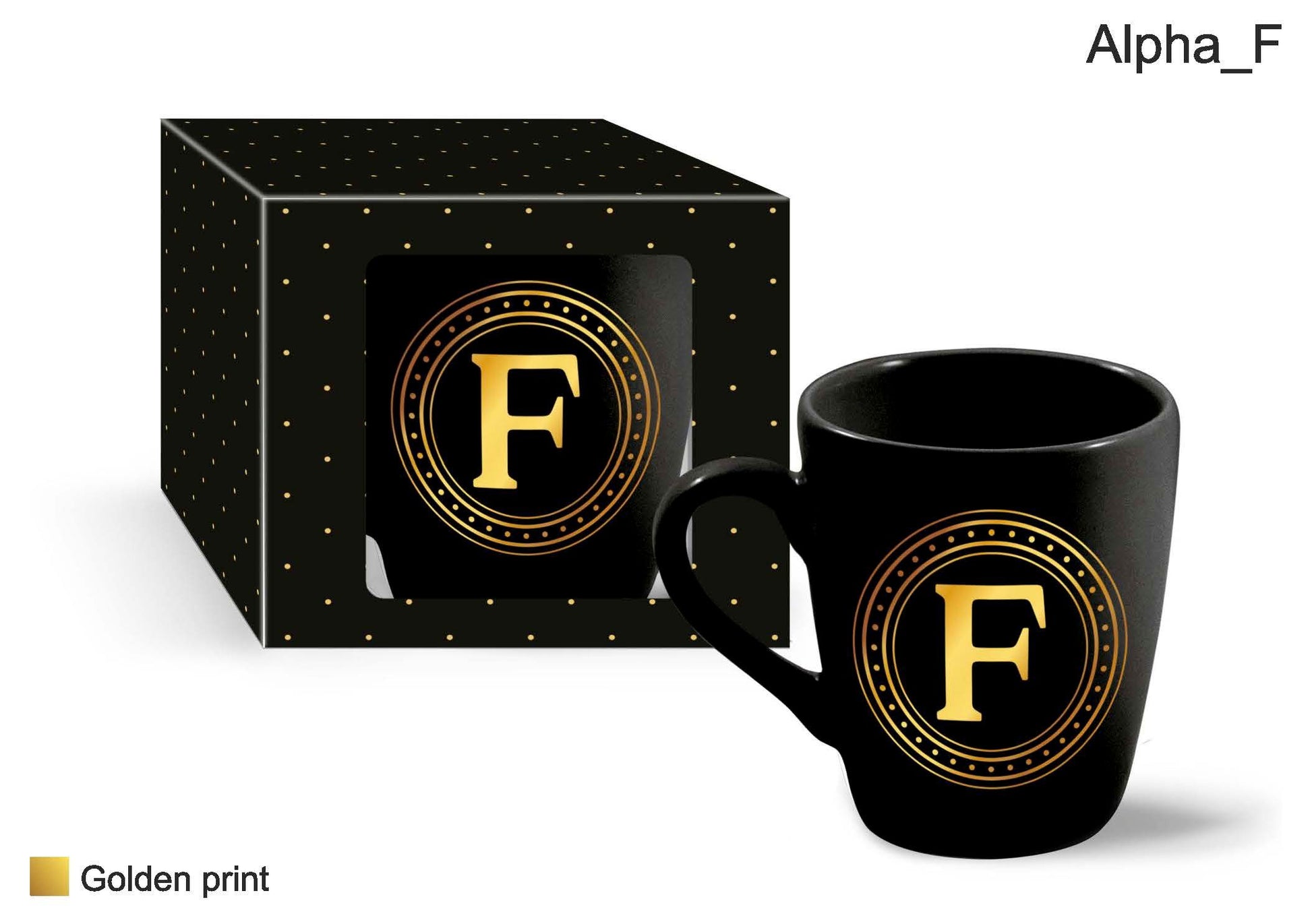 Mug Letter F
