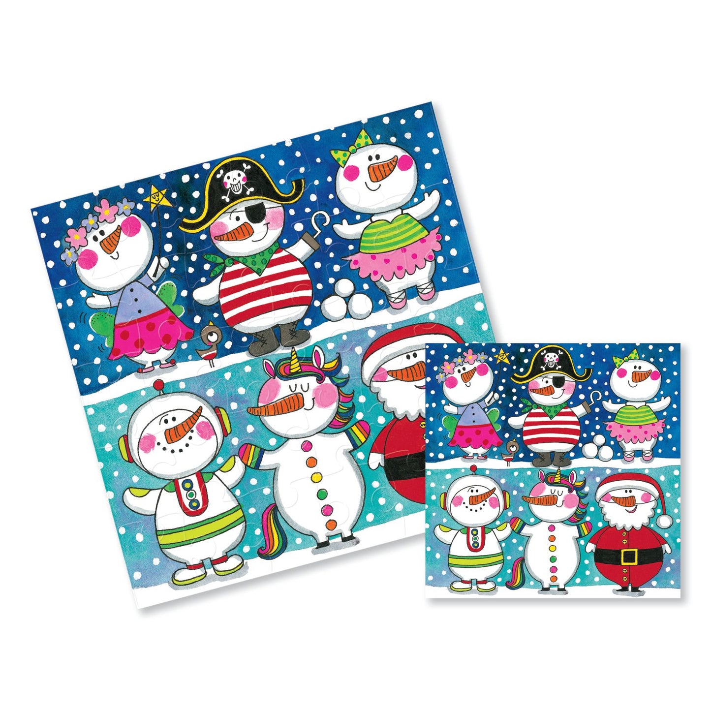 Christmas Jigsaw Card