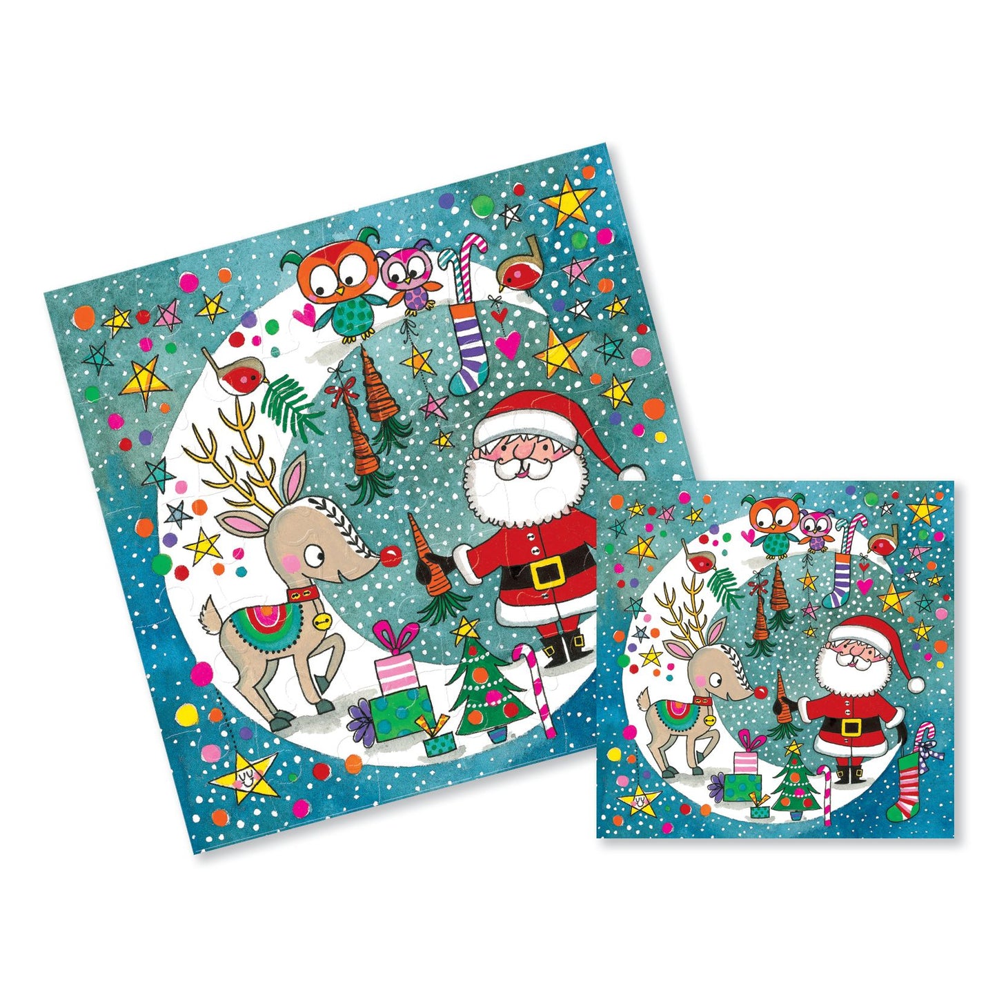 Christmas Jigsaw Card