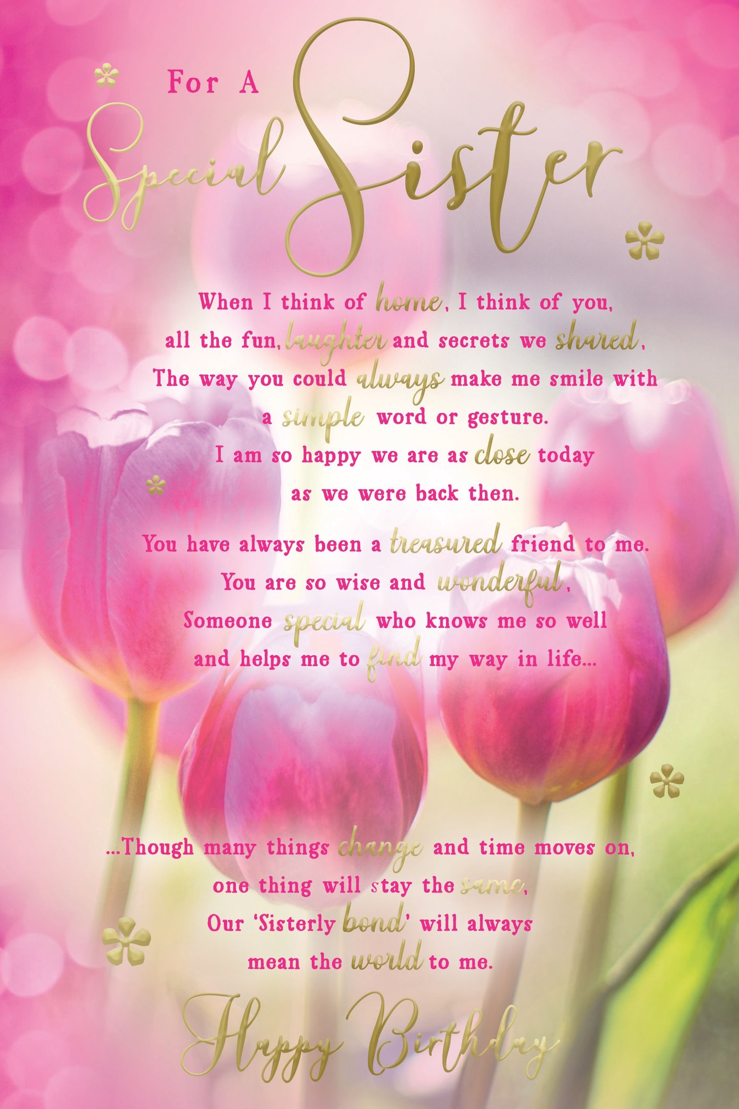 For A Special Sister Happy Birthday