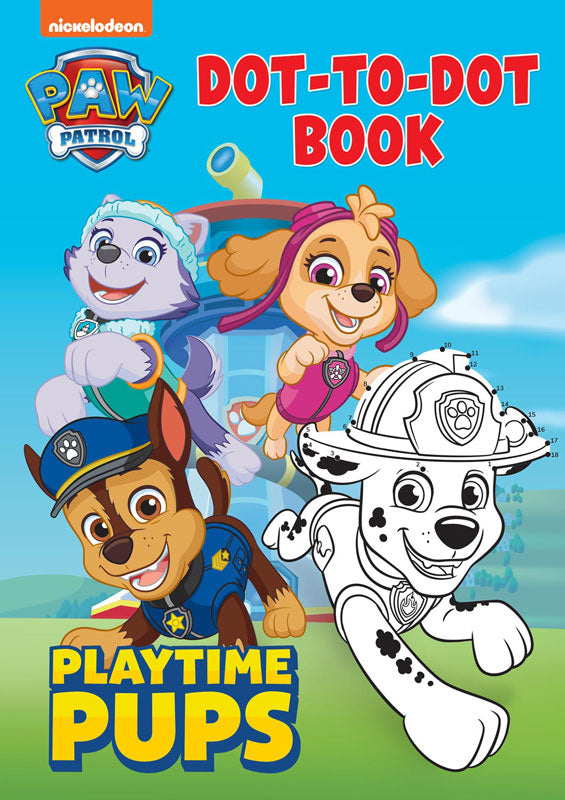 Paw Patrol Dot-To-Dot Book
