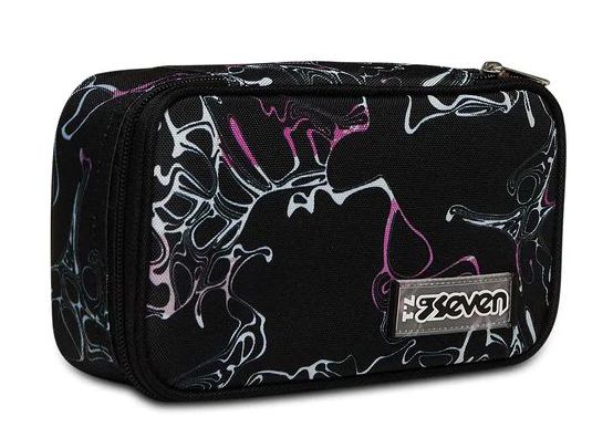 Pencil Case 1 Zip Filled Seven Quick Case Freethink Girl Rose Violet