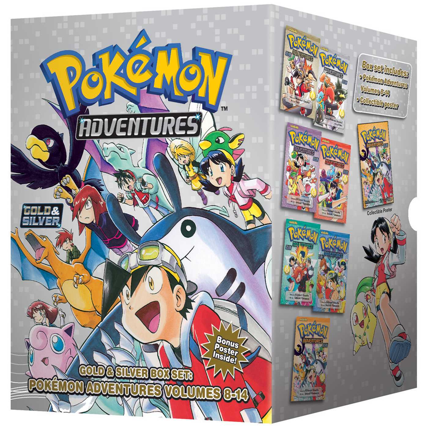 Pokemon Adventures Gold & Silver Box Set Includes Vols. 8-14