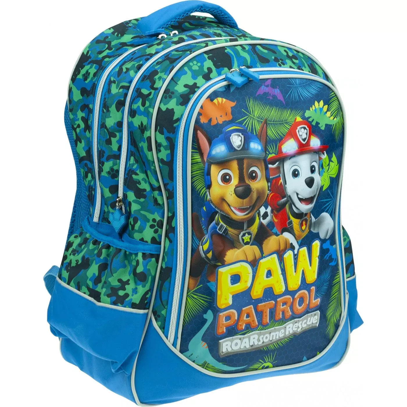 Paw Patrol 3 Zip Backpack Fit A4 Size Eduline Malta