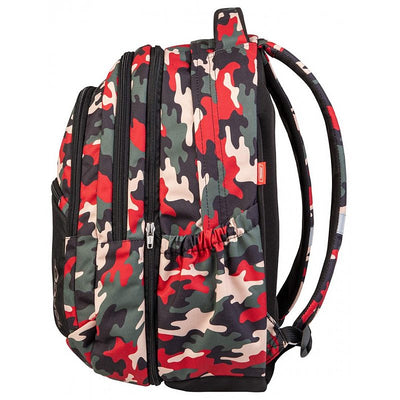 Backpack 2 In 1 - Large 3 Zip Fit A4 Curved Soldier