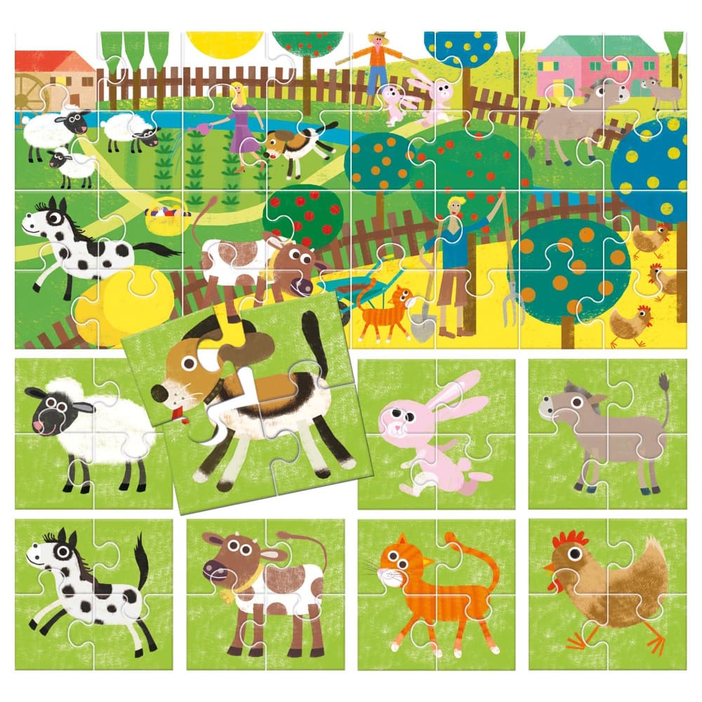 Puzzle 8+1 My Farm