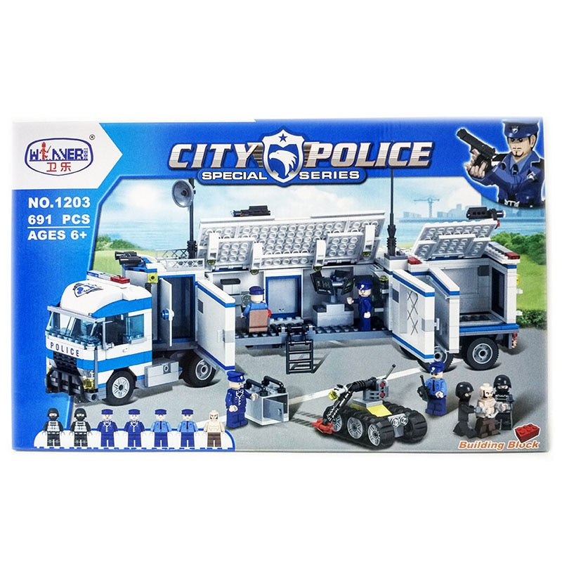 City Police Building Blocks 691Pcs 1203