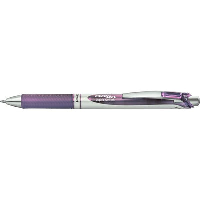 Pentel Energel 0.7Mm Retractable Liquid Gel Roller Pen - Lilac Ink