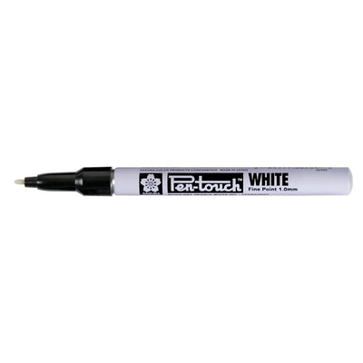 Marker Permanent Fine Tip White 1.00Mm