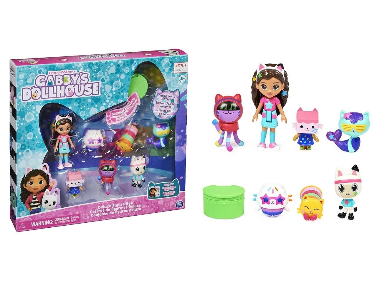 Gabby'S Dollhouse Deluxe Figures Dance Party Set