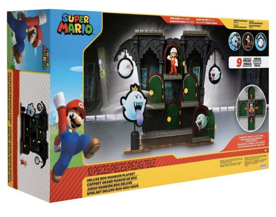 Super Mario Deluxe Boo Mansion X10Pcs