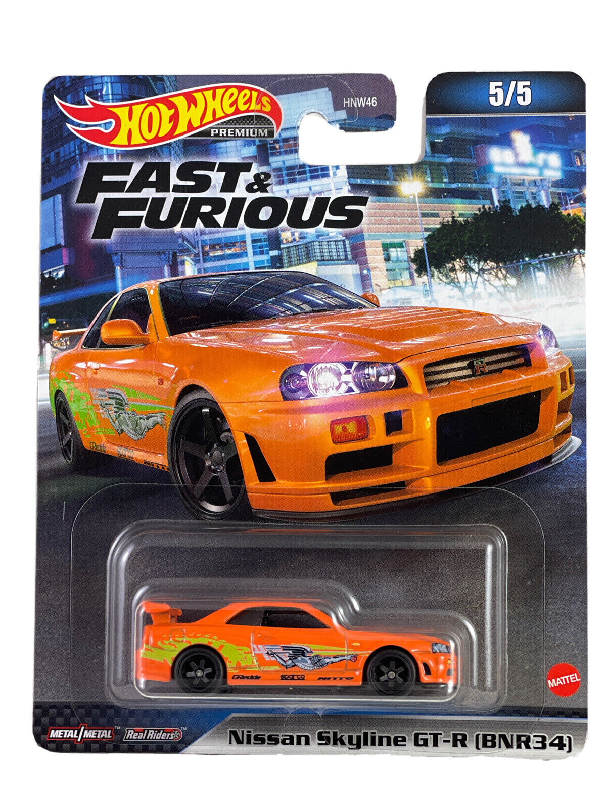 Premium Fast & Furious 5-5 Nissan Skyline Gt-R - Bnr34