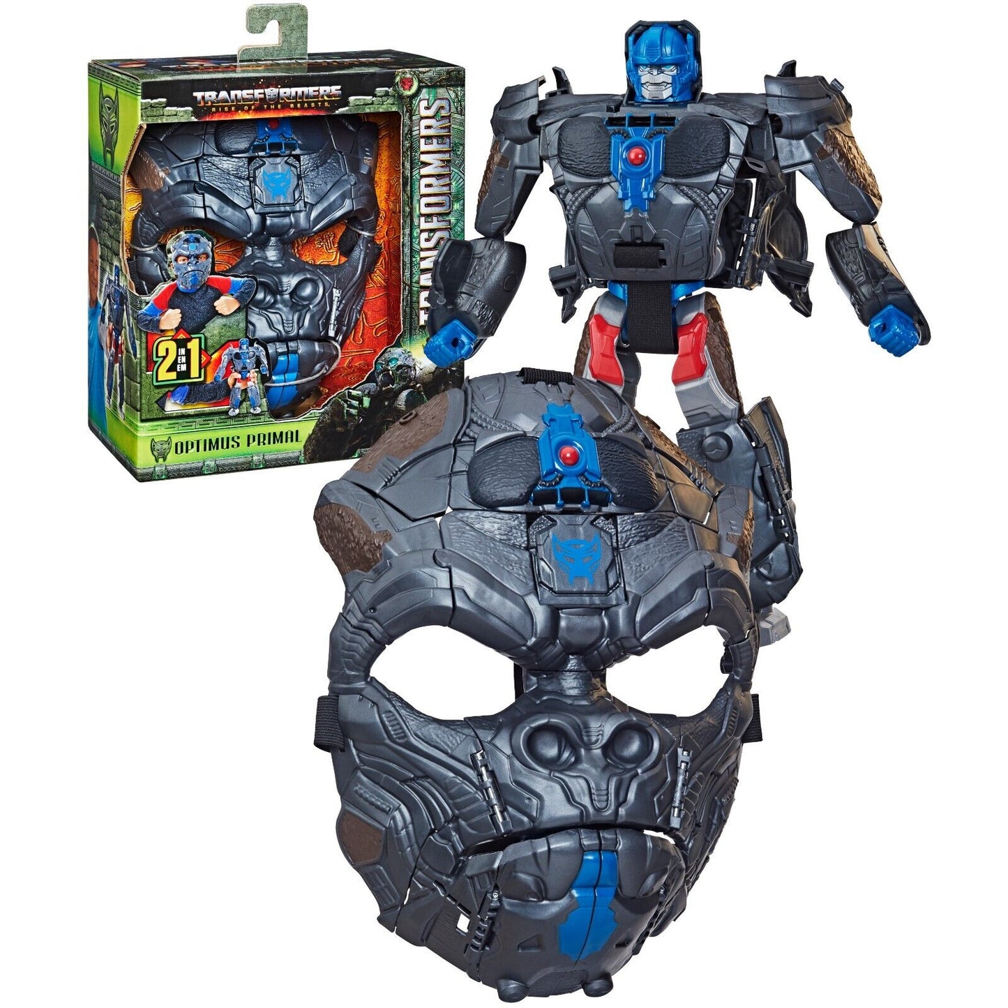 Transformers Rise Of The Beasts 2-In-1 Converting Mask Optimus Primal
