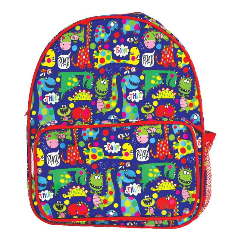 Dinosaur Bsakpack 1 Zip Fit A4 Size And 1 Front Small Pocket