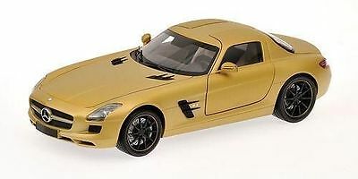 Mercedes Benz Sls Amg 2010 Gold 1:18