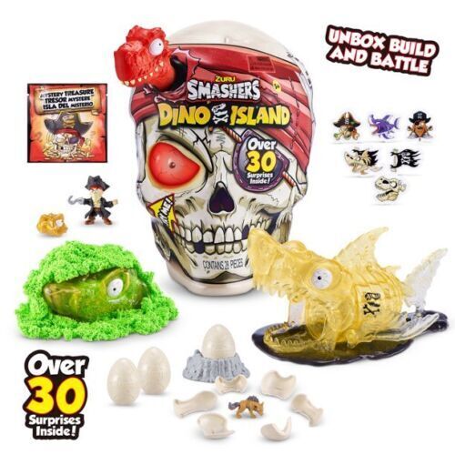 Smashers Dino Island Giant Skull Over 30 Surprises