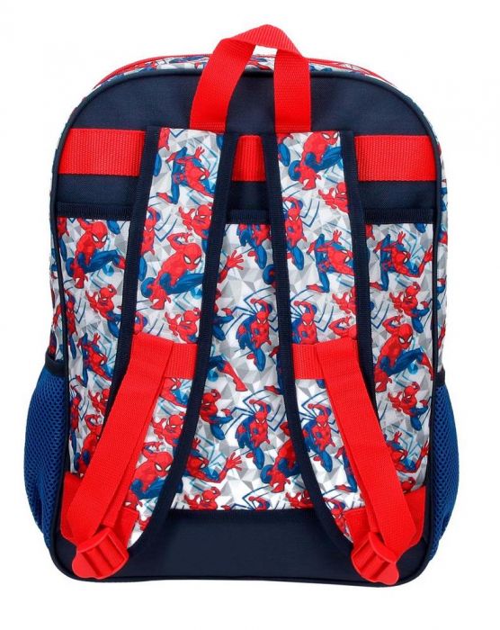 Backpack 3 Large Zip Spiderman