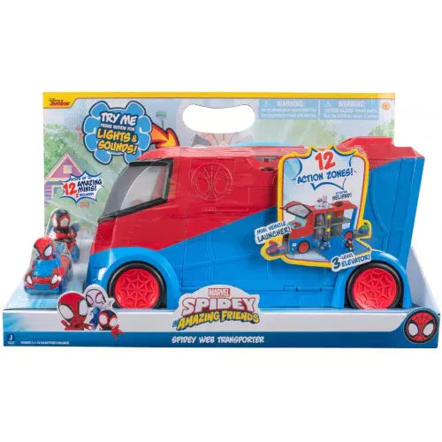Spidey - Vehicle Transporter + 2 Minis 35Cm With Sound And Light