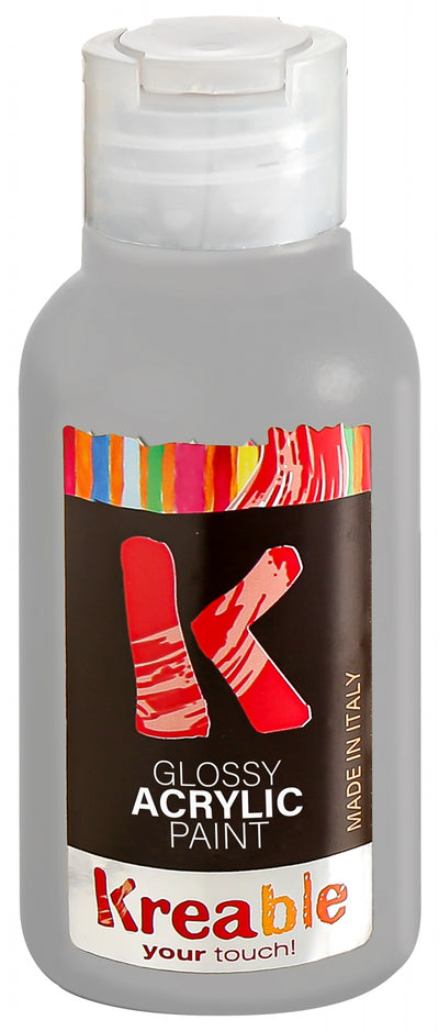 Acrylic Glossy Paint Silver 100Ml