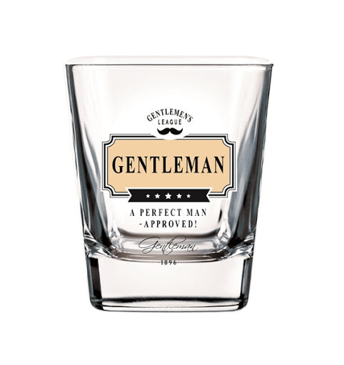 Whisky Glass: Gentleman A Perfect Man Approved