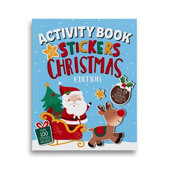 Christmas Activity And Colouring Book Over 100 Stickers