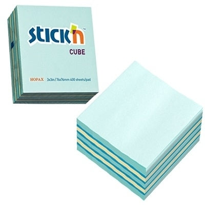 Sticky Notes 76X76Mm Coloured - 1 pkt x 400 sheets