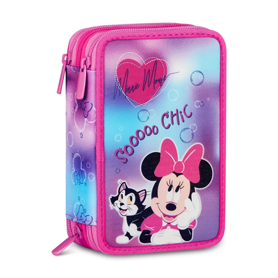Seven Minnie Chic Touch 3-Zip Pencil Case