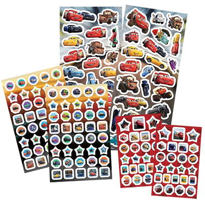 Disney pixar CARS sticker & colouring set x 500 pcs