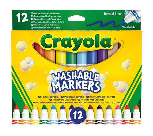 Super Washable Markers X12Pcs