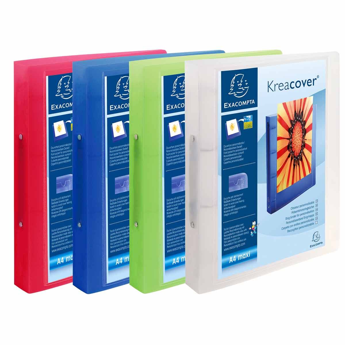 Plastic File 2 Ring With Front Cover 30Mm