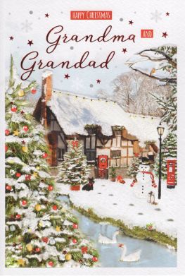 Happy Christmas Grandma And Grandad