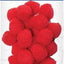 Pom Poms Red 25Mm-25Pcs