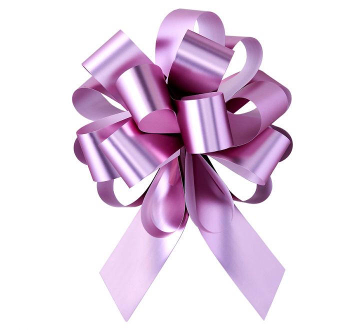 Foil Gift Pull Bow - Pink