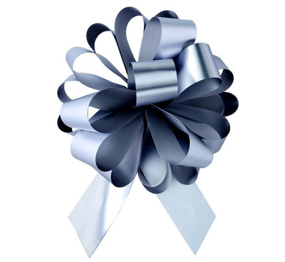 Foil Gift Pull Bow - Silver