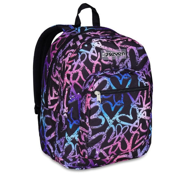 SEVEN FREETHINK ENGLISH LAVENDER BACKPACK 2 Large compartments fit A4