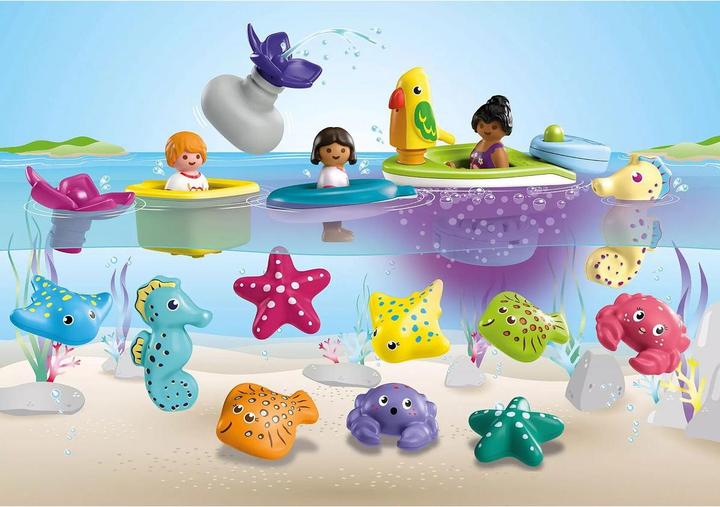 PLAYMOBIL JUNIOR & Tinti: Colourful Bath Time Christmas Countdown - 71777