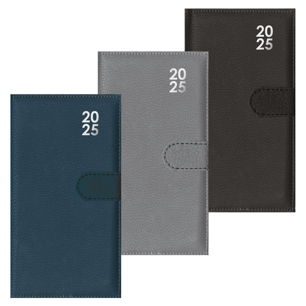 Slim Diary 2025 With Pen - 1Pcs