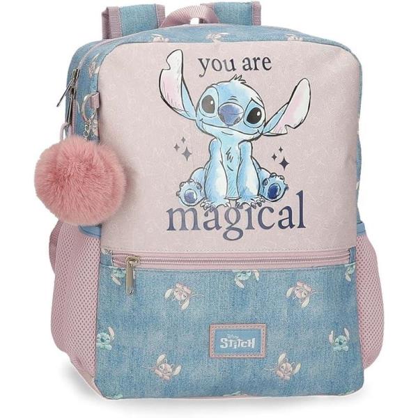 Disney Stitch School Bag 1 Zip Fit A4