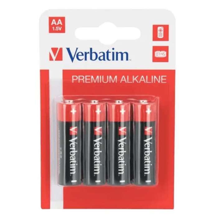 Verbatim AA  Premium Alkaline Batteries