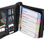 Briefcase With Strap And 4 Ring Binder Black