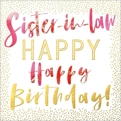 Sister-In-Law Birthday