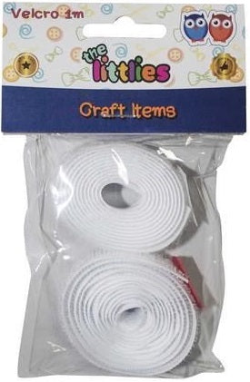 Velcro White 20Mm x 1Mtr