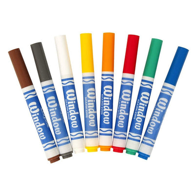Crayola Washable Window Markers X8Pcs