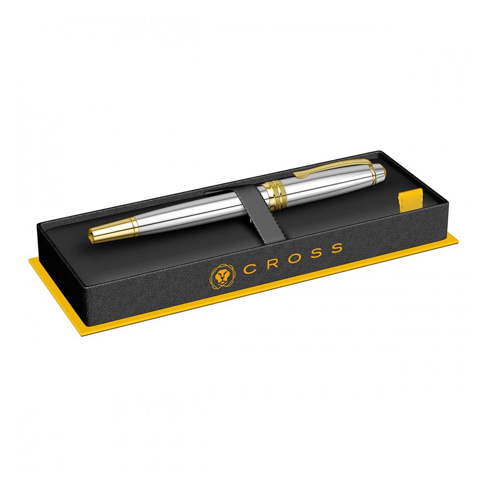 Cross Fountain Pen Chrome With Gold